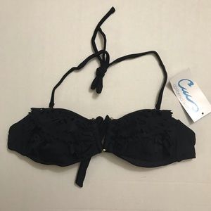 California Waves bikini black top